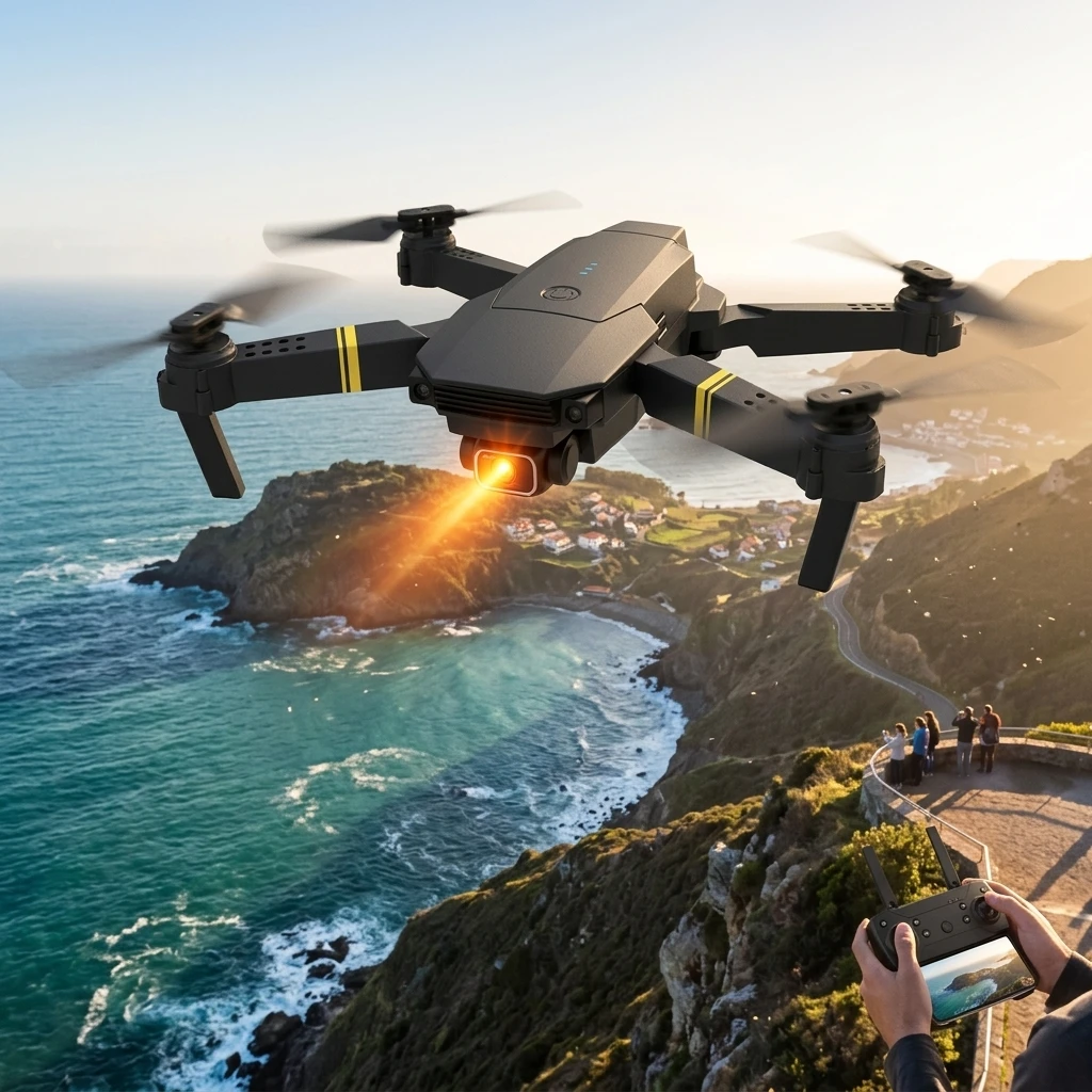 Black Falcon Drone lifestyle photo